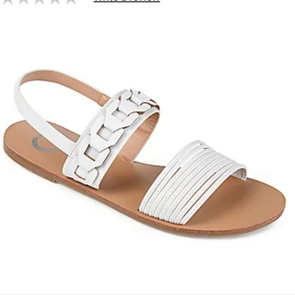 Journee Collection Shoes - Journee Collection Marisa Sandals White -9.5